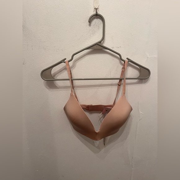 SKIMS Wireless T-Shirt Bra Size 32C Mica NWT - Picture 2 of 5
